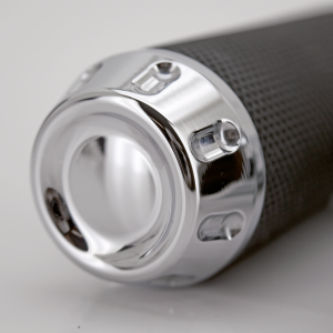 GZP Chrome Cobra grip set