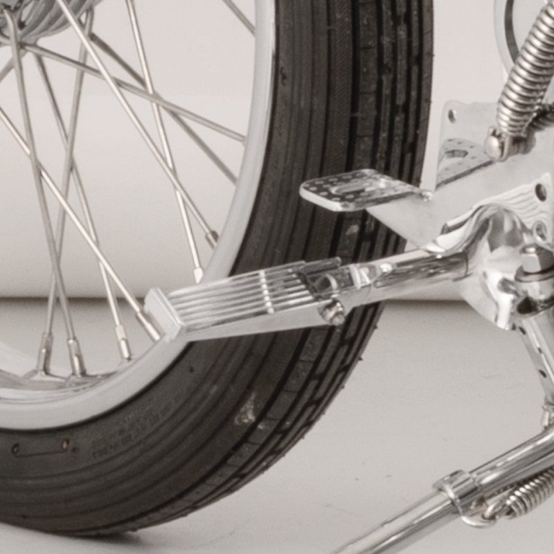 GZP Folding custom pegs W/clamp ribbed (IT)