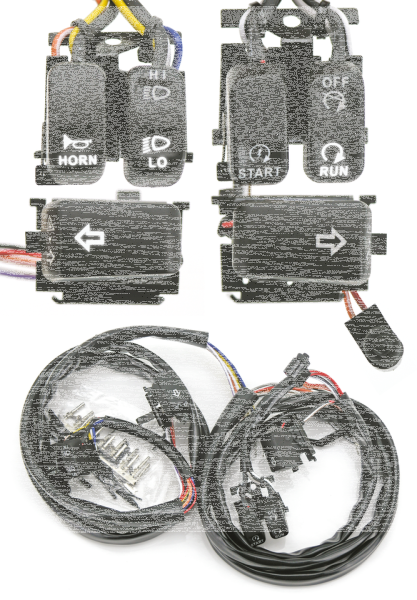GZP Chr LED swtchkit w/radio acc FL96-06 (IT)
