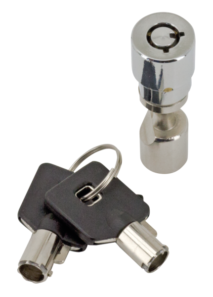 GZP Chrome neck lock pin set with key (IT)