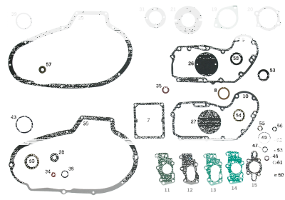 5pck Oil seal camshaft 71up #11124 (IT)