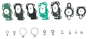 5pck Oil seals Oil pump outer plate