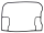 5pck UPPER R.COV. H.D. 17356-92 RUBBER (IT)