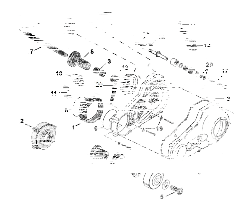 55mm Inner spacer jackshaft (IT)