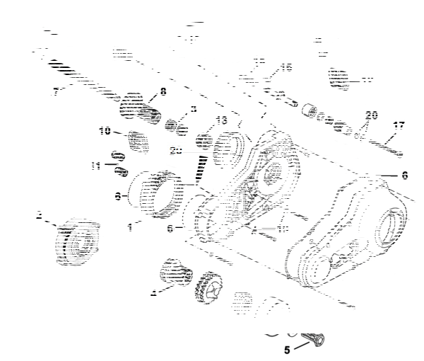 55mm Inner spacer jackshaft (IT)