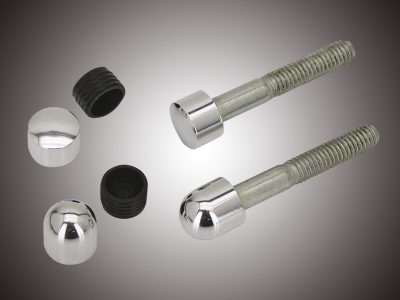 5pck ALU-CAP flat for 1/4 allen head (IT)