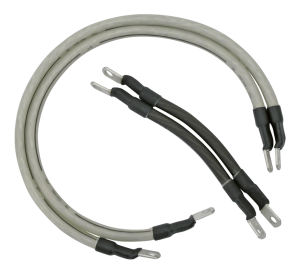 Namz set black 6" battery cables