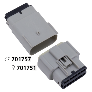 Molex 07Up 16-Position Male Gray OEM7249 (IT)