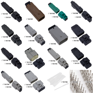 Molex 07Up 16-Position Male Gray OEM7249