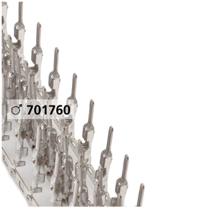 100pck Molex 16-20G Stamped pins 07-up