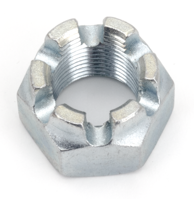 Castle nut for axle Single Sided, zinc (IT)