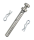 Replacement Brake pad pin with clip (IT)