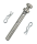 Replacement Brake pad pin with clip (IT)