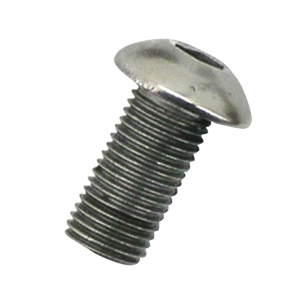 Button head screw 3/8-24x0.75" UNF zinc (IT)