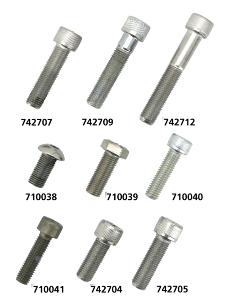 Hex screw 3/8-24x0.375" UNF zinc (IT)