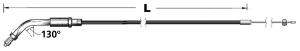 Idle cable std E+G81-95 LN=41" 135° (IT)