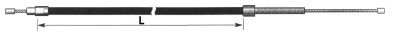 Chromite Clutch cable XL71 L=54" (IT)