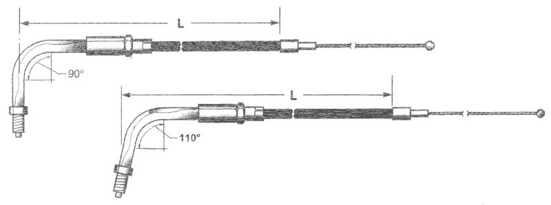 Chromite BT90 LN=42" 90_ throttle (IT)