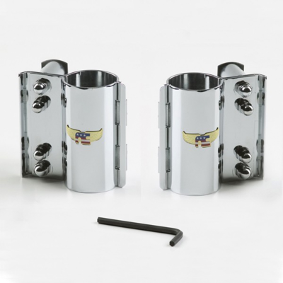 Mounting kit complete Chrome Wide Glide (IT)