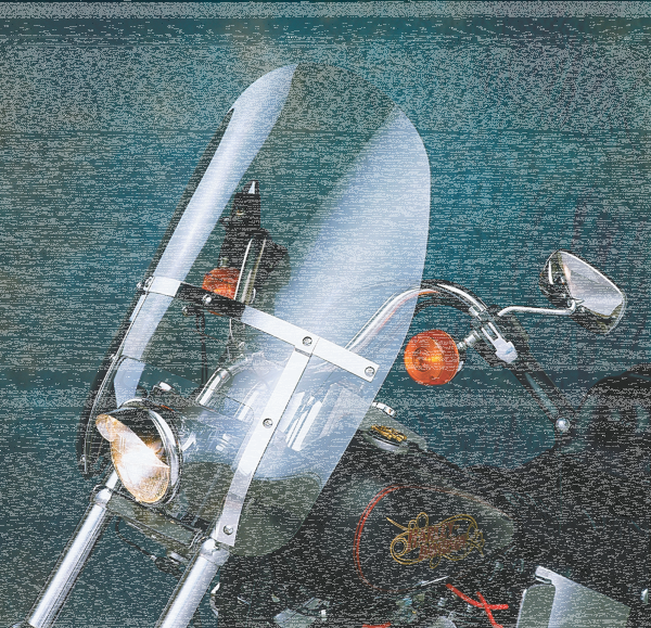 Touring Windshield kit FLH notched h.d. (IT)