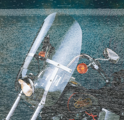 Touring Windshield kit FLH notched h.d. (IT)