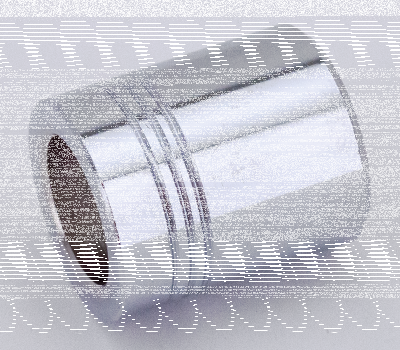 Axle spacer chrome plated #43683-97 (IT)