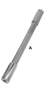 Axle complete w/spacers f3/4" hidden (IT)