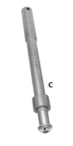 Axle for 39mm fork and 220mm triple tree