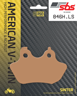 SBS Excel brake pads RR FXST06-07 FLST07