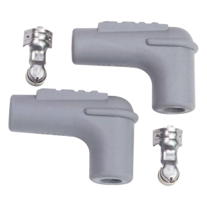 MSD 90 deg plug boots, grey, pair (IT)