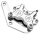 PM Front caliper 125x4SL 84-99 polished (IT)