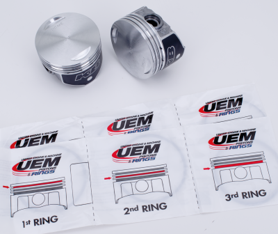 KB Piston set 8.8:1 std TC 88" cid (IT)