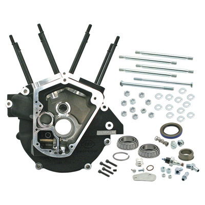 S&S Crankcase assy black BT92-99 (IT)
