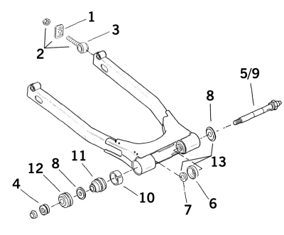 SWINGARM PIVOT (IT)