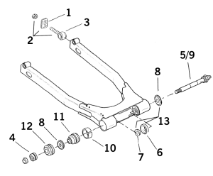 SWINGARM PIVOT (IT)