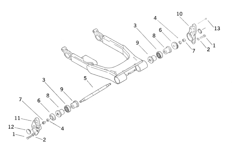 SWINGARM WASHER CUPS (IT)