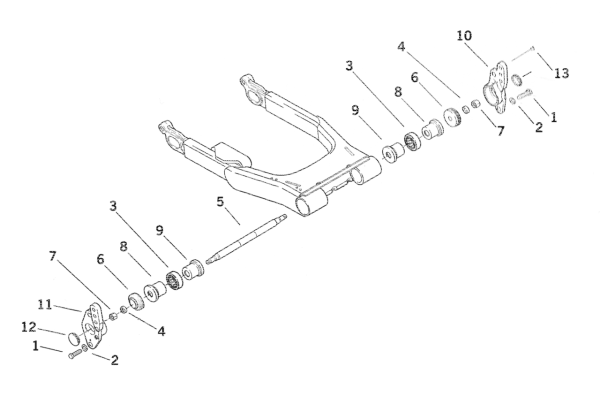SWINGARM WASHER CUPS (IT)