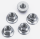 5pck GHDP NUT, FLANGE, 5/8-11 UNC (IT)