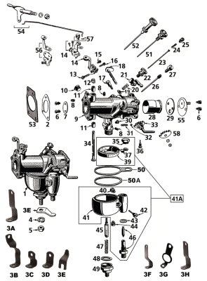 Linkert Carb Idle Plug/Screws HD33-65 (IT)