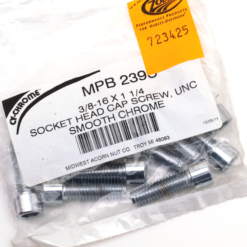10pck Chr smth allen screws 3/8-16x1-1/4 (IT)