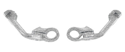 Adj. Peg mounts Angled 5" Long Chrome (IT)