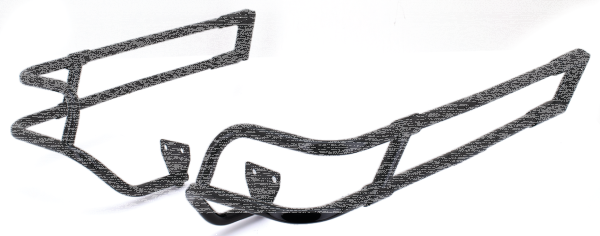 Saddlebag Rail Black Kit FLH/T14-up (IT)