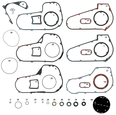 32pck gasket primary mount screw, RCM (IT)