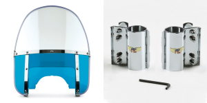 Beaded H-Duty round top/notched blue (IT)