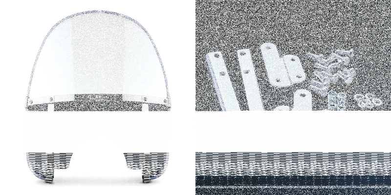 Beaded H-Duty kit clear & black FL49-59 (IT)