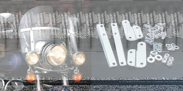 Chopped H-Duty kit clear FLHS77-93 (IT)