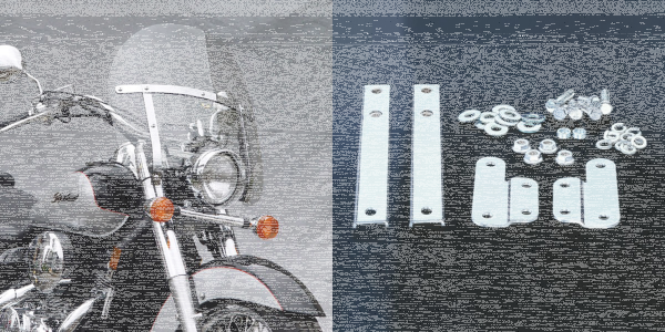 Chopped H-Duty kit clear FLST86-up (IT)