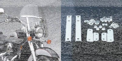 Chopped H-Duty kit clear FLST86-up (IT)