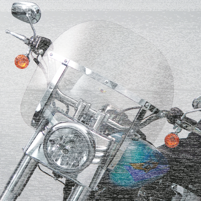 Chopped H-Duty kit clear FLST86-up (IT)