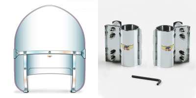 41mm BdHyDy kit peaked top/cupped, clear (IT)